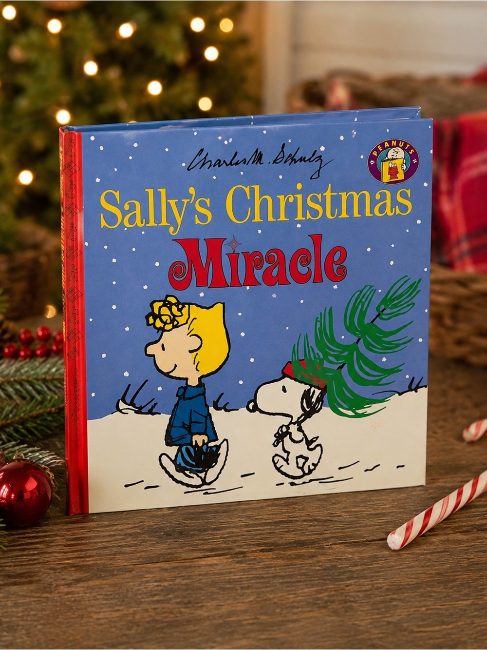 Vintage 1996 Peanuts Sally's Christmas Miracle Hardcover Book Charles M Schulz